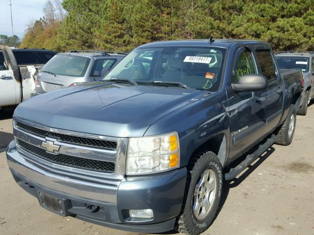 2GCEK13M771553912 - 2007 CHEVROLET SILVERADO BLUE photo 2