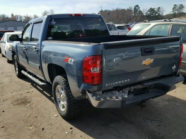 2GCEK13M771553912 - 2007 CHEVROLET SILVERADO BLUE photo 3