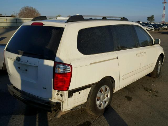 KNDMB233266039594 - 2006 KIA SEDONA EX WHITE photo 4