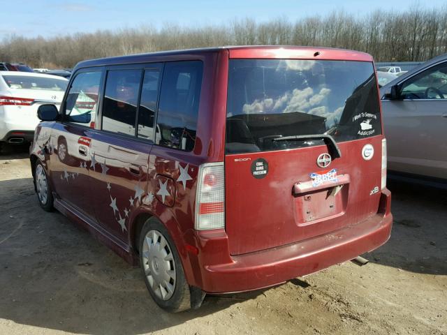 JTLKT324064122610 - 2006 TOYOTA SCION XB 红色 照片 3