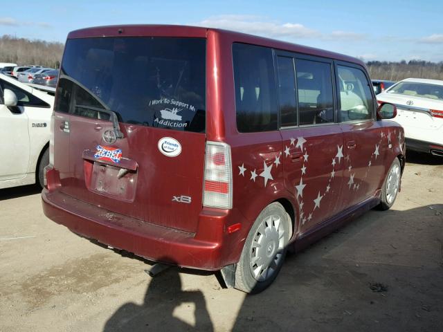 JTLKT324064122610 - 2006 TOYOTA SCION XB 红色 照片 4