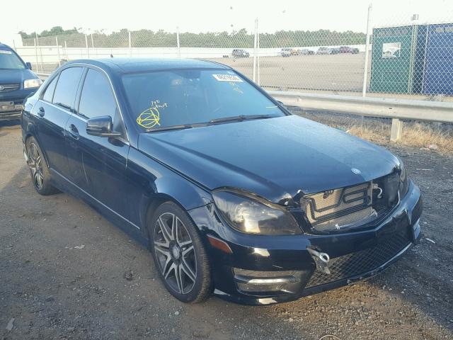 WDDGF4HB1DR263891 - 2013 MERCEDES-BENZ C 250 BLACK photo 1