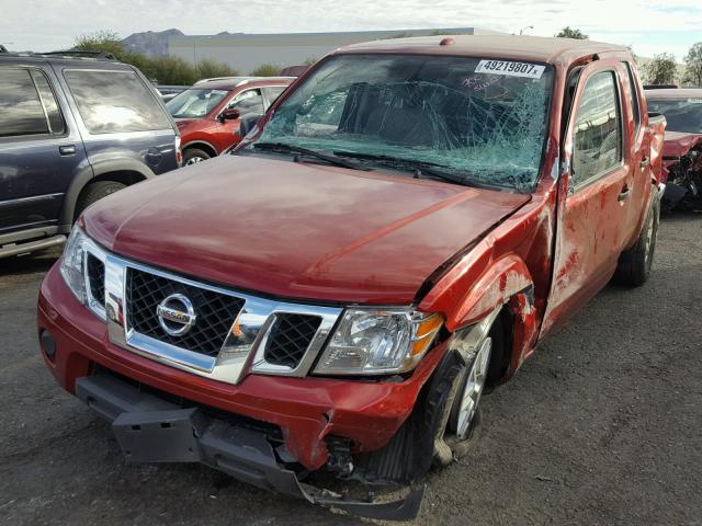 1N6AD0ER0HN709474 - 2017 NISSAN FRONTIER S MAROON photo 2