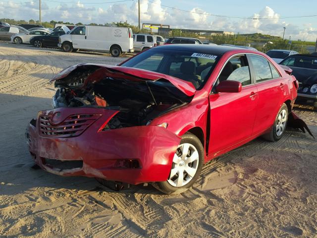 4T1BE46K87U032171 - 2007 TOYOTA CAMRY NEW RED photo 2