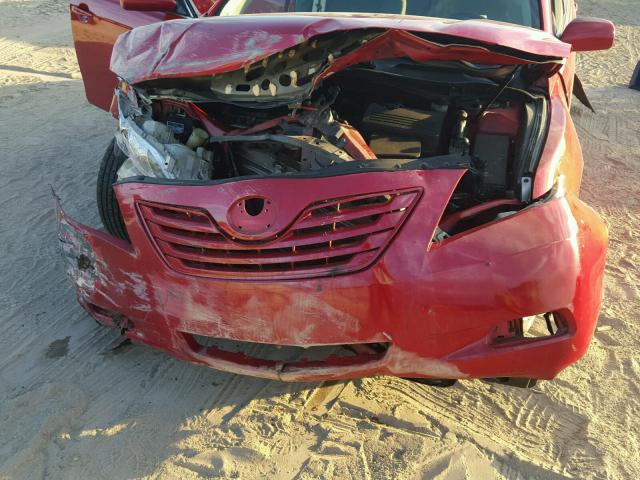 4T1BE46K87U032171 - 2007 TOYOTA CAMRY NEW RED photo 8