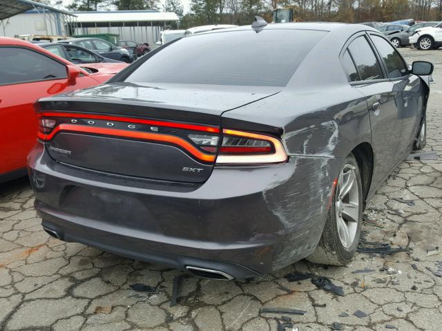 2C3CDXHG9FH734057 - 2015 DODGE CHARGER SX SILVER photo 4