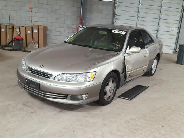 JT8BF28G4Y0263929 - 2000 LEXUS ES 300 GOLD photo 2