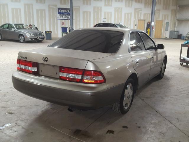 JT8BF28G4Y0263929 - 2000 LEXUS ES 300 GOLD photo 4