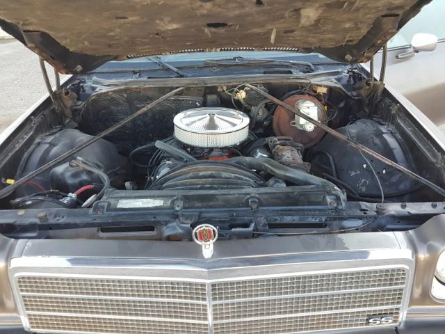 1D80R4D448711 - 1974 CHEVROLET EL CAMINO GRAY photo 7