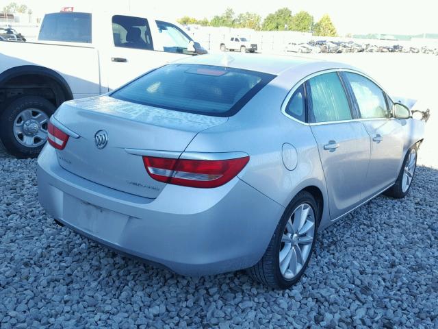 1G4PP5SK3D4119659 - 2013 BUICK VERANO SILVER photo 4