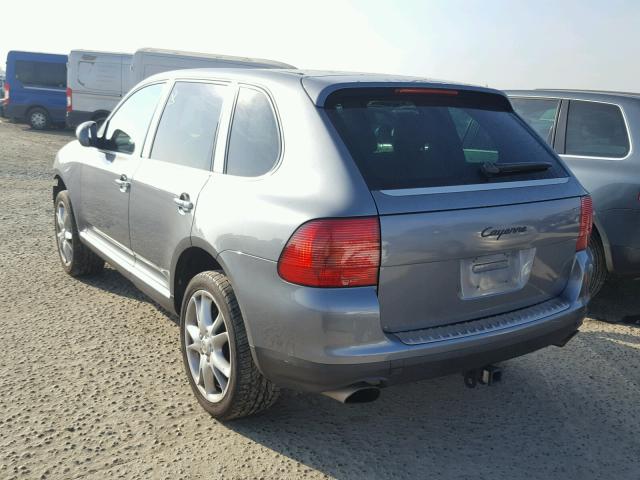 WP1AA29P64LA20799 - 2004 PORSCHE CAYENNE GRAY photo 3