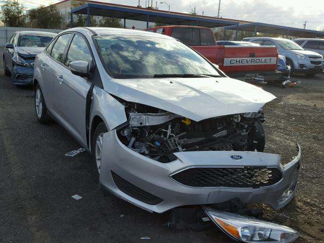 1FADP3F22HL231389 - 2017 FORD FOCUS SE SILVER photo 1