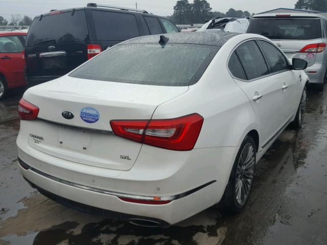 KNALN4D70G5211478 - 2016 KIA CADENZA LU WHITE photo 4