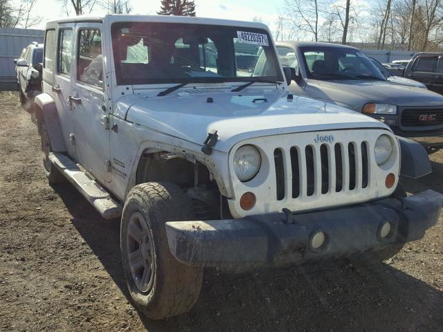 1J4BZ3H17AL165695 - 2010 JEEP WRANGLER U WHITE photo 1