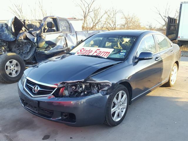 JH4CL96975C035346 - 2005 ACURA TSX CHARCOAL photo 2