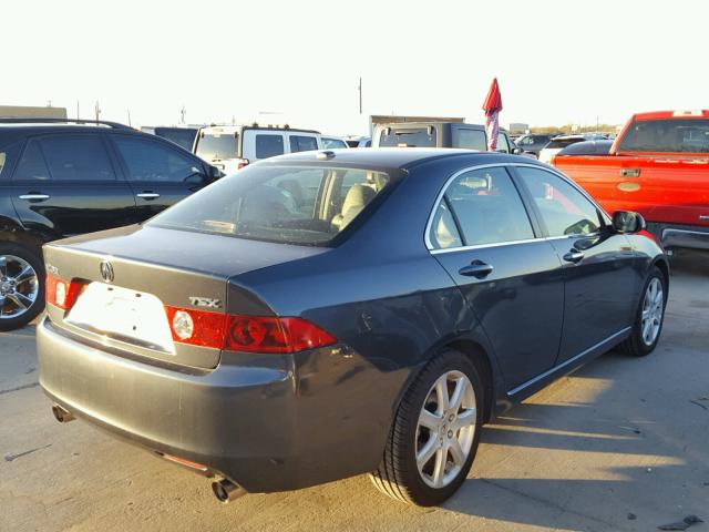 JH4CL96975C035346 - 2005 ACURA TSX CHARCOAL photo 4