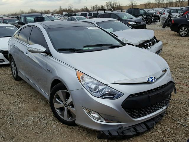 KMHEC4A42CA048082 - 2012 HYUNDAI SONATA HYB SILVER photo 1