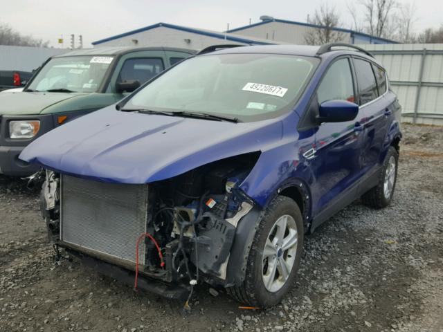 1FMCU9GX1GUB18324 - 2016 FORD ESCAPE SE BLUE photo 2