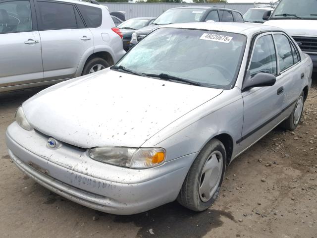1Y1SK52871Z400309 - 2001 CHEVROLET GEO PRIZM 银色 照片 2