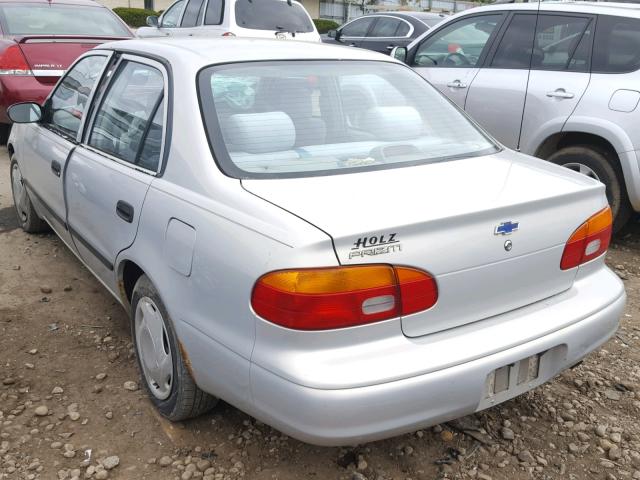 1Y1SK52871Z400309 - 2001 CHEVROLET GEO PRIZM 银色 照片 3