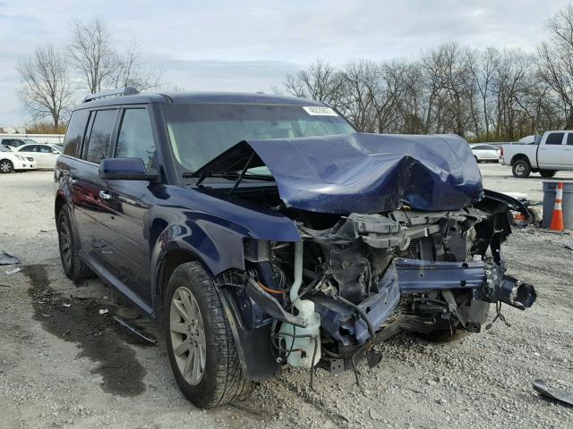 2FMGK5CC4BBD32483 - 2011 FORD FLEX SEL BLUE photo 1