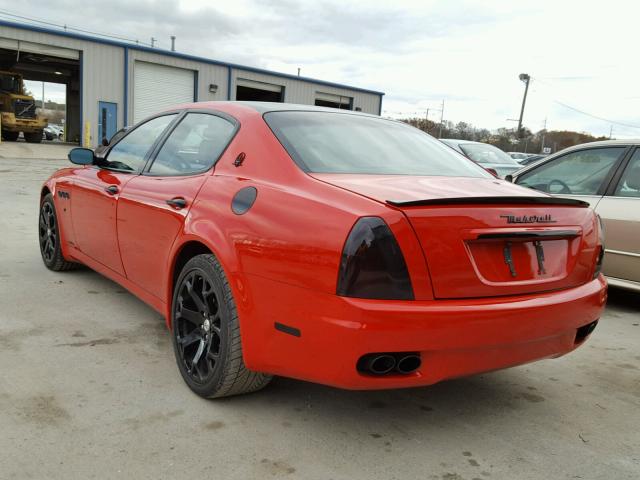 ZAMCE39A360020520 - 2006 MASERATI QUATTROPOR RED photo 3