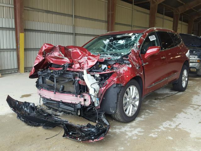 5GAERCKW2JJ235589 - 2018 BUICK ENCLAVE PR RED photo 2