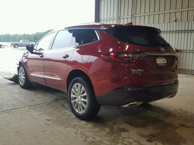 5GAERCKW2JJ235589 - 2018 BUICK ENCLAVE PR RED photo 3