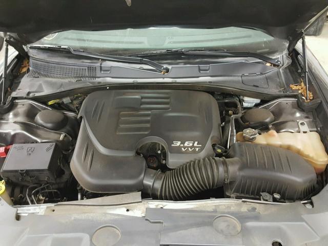 2C3CDXBG7EH349409 - 2014 DODGE CHARGER SE GRAY photo 7