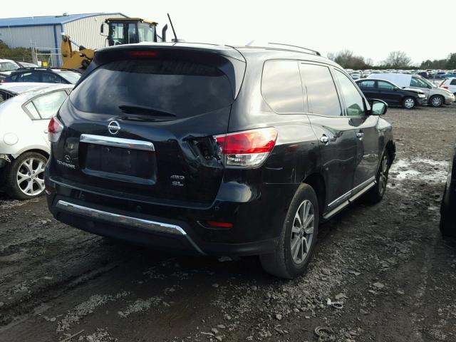 5N1AR2MM1EC650573 - 2014 NISSAN PATHFINDER BLACK photo 4