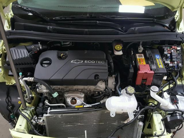 KL8CD6SA1HC839345 - 2017 CHEVROLET SPARK 1LT Желтый фото 7