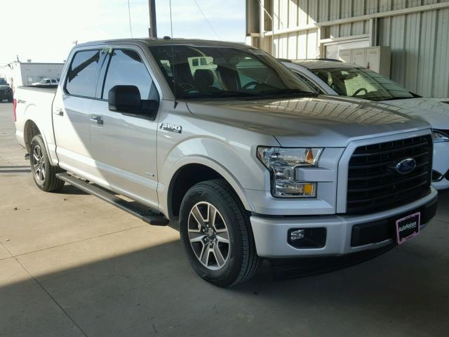 1FTEW1CP3HKC52876 - 2017 FORD F150 SUPER SILVER photo 1