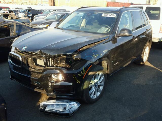 5UXKR0C51G0P32927 - 2016 BMW X5 XDRIVE3 BLACK photo 2