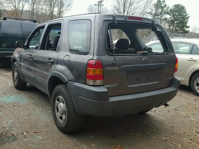 1FMYU02123KC68422 - 2003 FORD ESCAPE XLS GRAY photo 3