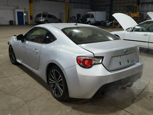 JF1ZNAA11E8705541 - 2014 TOYOTA SCION FR-S SILVER photo 3