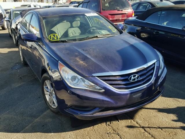 5NPEB4ACXBH214998 - 2011 HYUNDAI SONATA GLS BLUE photo 1