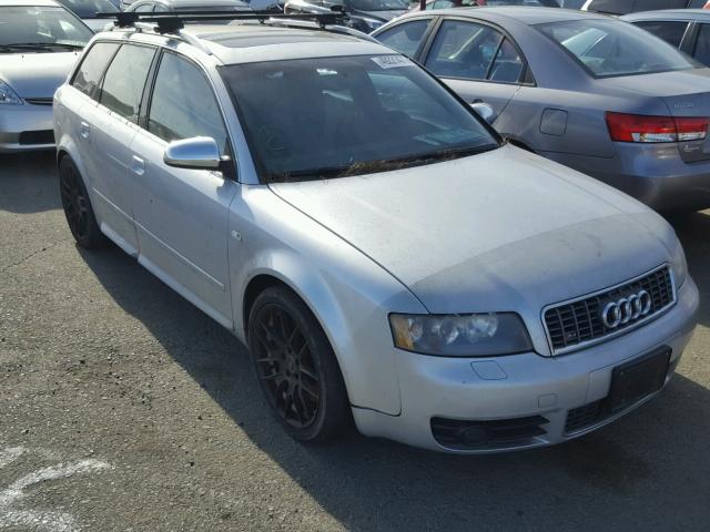 WAUXL58E24A248217 - 2004 AUDI S4 AVANT Q SILVER photo 1