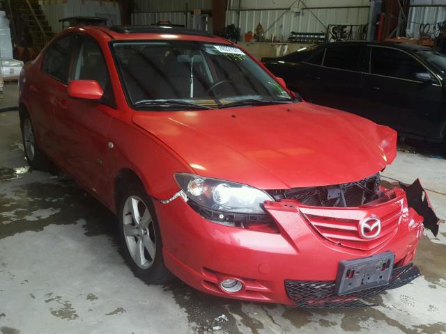 JM1BK123541202168 - 2004 MAZDA 3 S RED photo 1