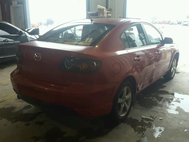 JM1BK123541202168 - 2004 MAZDA 3 S RED photo 4