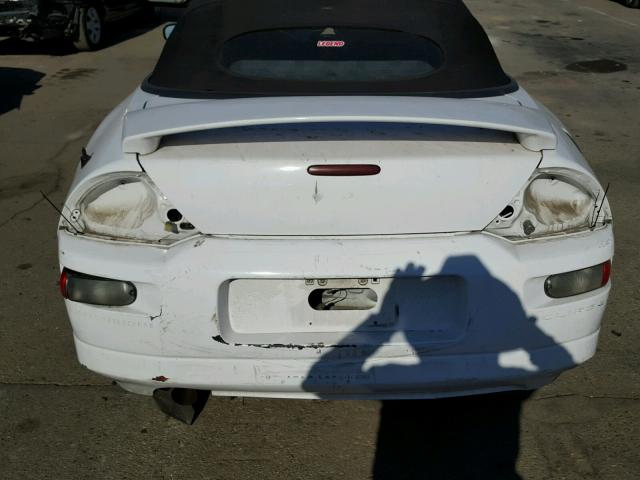 4A3AE45G61E142485 - 2001 MITSUBISHI ECLIPSE SP WHITE photo 9