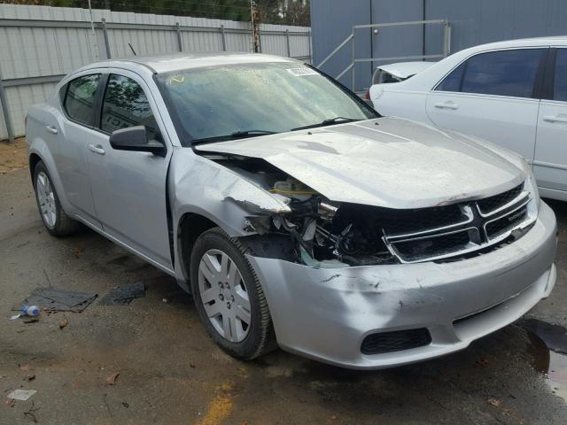 1B3BD4FB4BN608981 - 2011 DODGE AVENGER EX SILVER photo 1