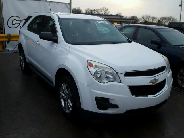 2CNALBEW3A6246484 - 2010 CHEVROLET EQUINOX LS WHITE photo 1