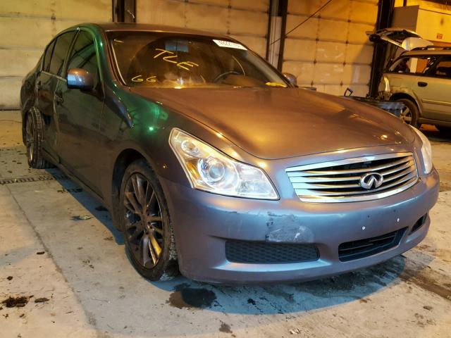 JNKBV61E27M721624 - 2007 INFINITI G35 BLUE photo 1