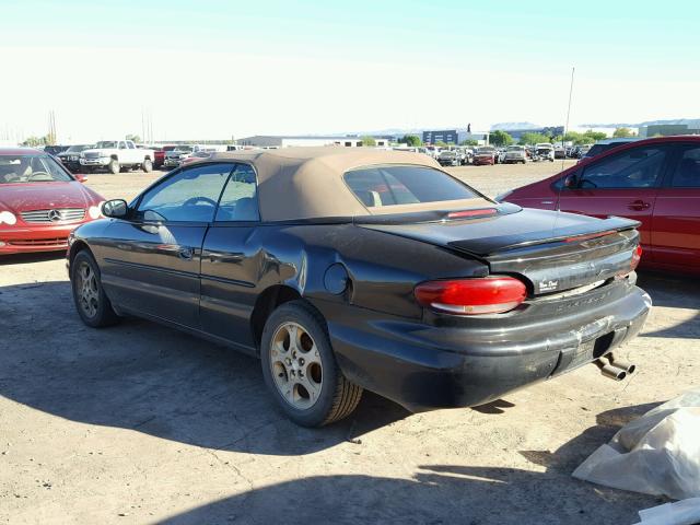 3C3EL55H4WT269823 - 1998 CHRYSLER SEBRING JX BLACK photo 3