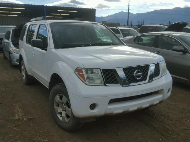 5N1AR18WX6C678105 - 2006 NISSAN PATHFINDER WHITE photo 1