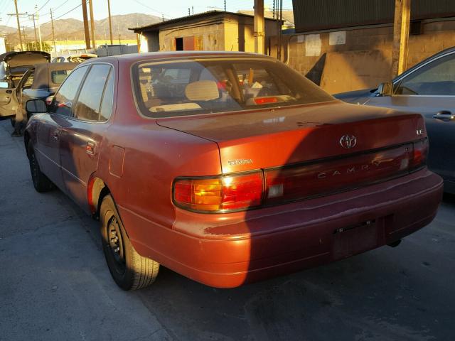 4T1SK12E2PU210440 - 1993 TOYOTA CAMRY LE RED photo 3