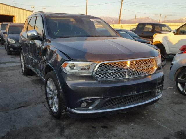 1C4RDJEG2GC370141 - 2016 DODGE DURANGO CI GRAY photo 1