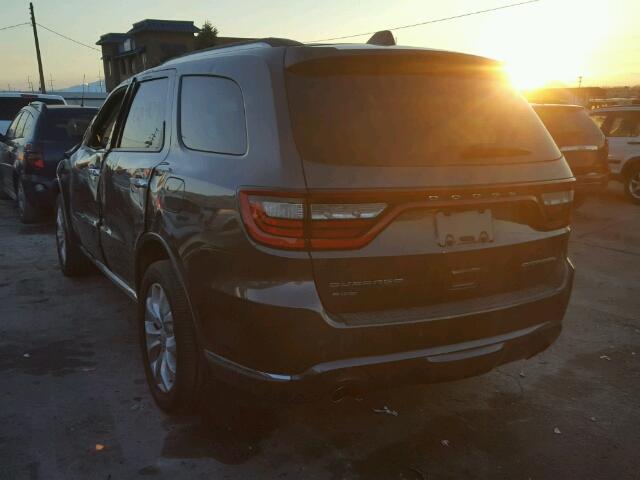 1C4RDJEG2GC370141 - 2016 DODGE DURANGO CI GRAY photo 3