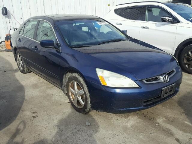 1HGCM56634A101559 - 2004 HONDA ACCORD EX BLUE photo 1