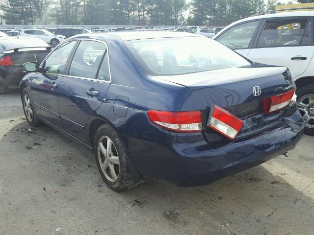 1HGCM56634A101559 - 2004 HONDA ACCORD EX BLUE photo 3